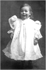 Grace Hall Hemingway dressed Ernest like a girl for the first two years of his life.bmp